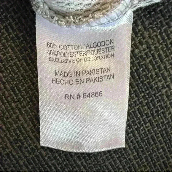 Company Eighty One Men’s Hooded Gray Pullover With Hood & Drawstring Size L EUC - Picture 5 of 6